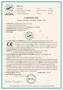 Сертификат CE для ПВХ-профилей и оборудования из ПВХ